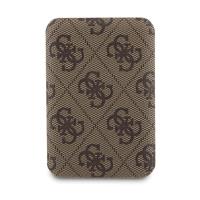 Guess Bundle Pack MagSafe 4G Metal Gold Logo - Zestaw etui + Power Bank 5000mAh MagSafe iPhone 15 (brązowy)