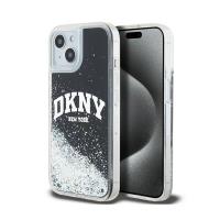 DKNY Liquid Glitter Big Logo - Etui iPhone 14 / 15 / 13 (czarny) DKNY Liquid Glitter Big Logo - Etui iPhone 14 / 15 / 13 (czarny)