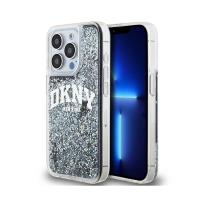 DKNY Liquid Glitter Big Logo - Etui iPhone 15 Pro (czarny) DKNY Liquid Glitter Big Logo - Etui iPhone 15 Pro (czarny)
