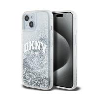 DKNY Liquid Glitter Big Logo - Etui iPhone 15 / 14 / 13 (biały) DKNY Liquid Glitter Big Logo - Etui iPhone 15 / 14 / 13 (biały)