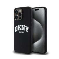 DKNY Liquid Silicone White Printed Logo MagSafe - Etui iPhone 13 Pro Max (czarny) DKNY Liquid Silicone White Printed Logo MagSafe - Etui iPhone 13 Pro Max (czarny)