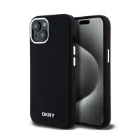DKNY Liquid Silicone Small Metal Logo MagSafe - Etui iPhone 15 Plus / 14 Plus (czarny) DKNY Liquid Silicone Small Metal Logo MagSafe - Etui iPhone 15 Plus / 14 Plus (czarny)