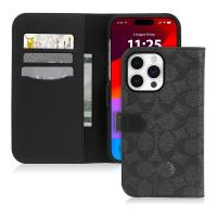 Coach Folio Signature C Case - Etui 2w1 z klapką iPhone 15 Pro (Charcoal) Coach Folio Signature C Case - Etui 2w1 z klapką iPhone 15 Pro (Charcoal)