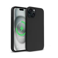 Crong Color Cover Magnetic - Etui iPhone 15 MagSafe (czarny) Crong Color Cover Magnetic - Etui iPhone 15 MagSafe (czarny)