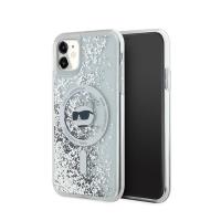 Karl Lagerfeld Liquid Glitter Choupette Head MagSafe - Etui iPhone 11 (przezroczysty) Karl Lagerfeld Liquid Glitter Choupette Head MagSafe - Etui iPhone 11 (przezroczysty)