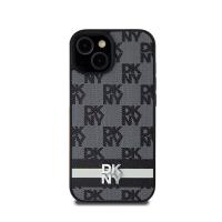 DKNY Leather Checkered Mono Pattern & Printed Stripes - Etui Samsung Galaxy S24 (czarny) DKNY Leather Checkered Mono Pattern & Printed Stripes - Etui Samsung Galaxy S24 (czarny)