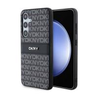 DKNY Leather Mono Stripe & Metal Logo - Etui Samsung Galaxy S24 (czarny) DKNY Leather Mono Stripe & Metal Logo - Etui Samsung Galaxy S24 (czarny)