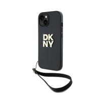 DKNY Wrist Strap Stock Logo - Etui iPhone 14 / 15 / 13 (czarny) DKNY Wrist Strap Stock Logo - Etui iPhone 14 / 15 / 13 (czarny)