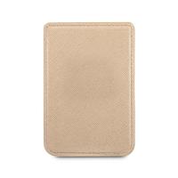 Guess Wallet Card Slot MagSafe Saffiano - Portfel magnetyczny (złoty)