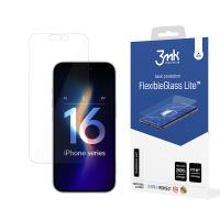 3mk FlexibleGlass Lite - Szkło hybrydowe do iPhone 16 3mk FlexibleGlass Lite - Szkło hybrydowe do iPhone 16