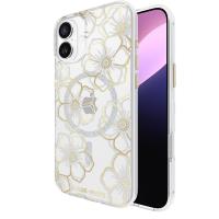 Case-Mate Floral Gems MagSafe - Etui iPhone 16 Plus (Gold) Case-Mate Floral Gems MagSafe - Etui iPhone 16 Plus (Gold)