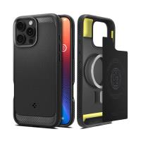 Spigen Rugged Armor Mag MagSafe - Etui do iPhone 16 Pro (Matte Black) Spigen Rugged Armor Mag MagSafe - Etui do iPhone 16 Pro (Matte Black)