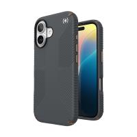 Speck Presidio2 Grip - Etui iPhone 16 (Charcoal Grey / Cool Bronze / White) Speck Presidio2 Grip - Etui iPhone 16 (Charcoal Grey / Cool Bronze / White)