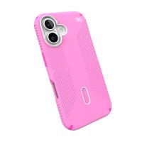 Speck Presidio2 Grip ClickLock & MagSafe - Etui iPhone 16 (True Pink / Shocking Pink / White)