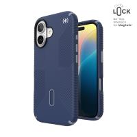 Speck Presidio2 Grip ClickLock & MagSafe - Etui iPhone 16 (Coastal Blue / Dust Grey / White) Speck Presidio2 Grip ClickLock & MagSafe - Etui iPhone 16 (Coastal Blue / Dust Grey / White)