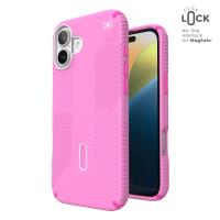 Speck Presidio2 Grip ClickLock & MagSafe - Etui iPhone 16 Plus (True Pink / Shocking Pink / White) Speck Presidio2 Grip ClickLock & MagSafe - Etui iPhone 16 Plus (True Pink / Shocking Pink / White)