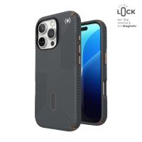 Speck Presidio2 Grip ClickLock & MagSafe - Etui iPhone 16 Pro (Charcoal Grey / Cool Bronze / White) Speck Presidio2 Grip ClickLock & MagSafe - Etui iPhone 16 Pro (Charcoal Grey / Cool Bronze / White)