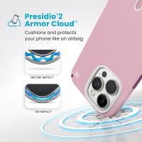 Speck Presidio2 Pro ClickLock & MagSafe - Etui iPhone 16 Pro Max (Wednesday Pink / Boysenberry Purple / White)