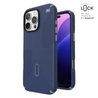 Speck Presidio2 Grip ClickLock & MagSafe - Etui iPhone 16 Pro Max (Coastal Blue / Dust Grey / White) Speck Presidio2 Grip ClickLock & MagSafe - Etui iPhone 16 Pro Max (Coastal Blue / Dust Grey / White)