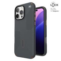 Speck Presidio2 Grip ClickLock & MagSafe - Etui iPhone 16 Pro Max (Charcoal Grey / Cool Bronze / White) Speck Presidio2 Grip ClickLock & MagSafe - Etui iPhone 16 Pro Max (Charcoal Grey / Cool Bronze / White)