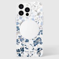 Kate Spade New York Protective Gems MagSafe - Etui iPhone 16 Pro Max (Flowerbed Blue)