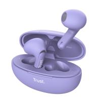 Trust Yavi - Bezprzewodowe słuchawki douszne Bluetooth TWS z etui ładującym & ENC (Fioletowy) Trust Yavi - Bezprzewodowe słuchawki douszne Bluetooth TWS z etui ładującym & ENC (Fioletowy)