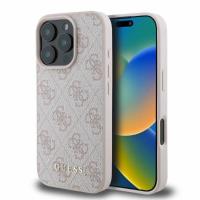 Guess 4G Classic - Etui iPhone 16 Pro (różowy) Guess 4G Classic - Etui iPhone 16 Pro (różowy)