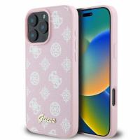 Guess Peony Script MagSafe - Etui iPhone 16 Pro Max (różowy) Guess Peony Script MagSafe - Etui iPhone 16 Pro Max (różowy)