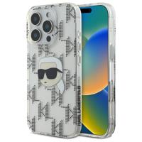 Karl Lagerfeld IML Karl Head Electroplated - Etui iPhone 16 Pro (przezroczysty) Karl Lagerfeld IML Karl Head Electroplated - Etui iPhone 16 Pro (przezroczysty)