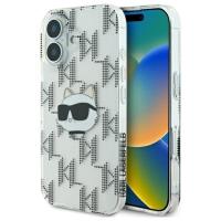 Karl Lagerfeld IML Choupette Head Electroplated - Etui iPhone 16 (przezroczysty) Karl Lagerfeld IML Choupette Head Electroplated - Etui iPhone 16 (przezroczysty)