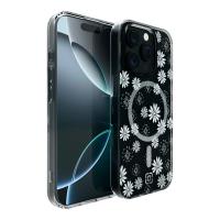 Incipio Forme MagSafe - Etui iPhone 16 Pro (Ditzy Floral Silver) Incipio Forme MagSafe - Etui iPhone 16 Pro (Ditzy Floral Silver)