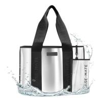 Case-Mate Large Travel Tote Bag - Wodoodporna torba na ramię z etui na telefon (Silver Chrome) Case-Mate Large Travel Tote Bag - Wodoodporna torba na ramię z etui na telefon (Silver Chrome)