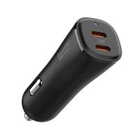 Spigen ArcStation Essential EV502 - Ładowarka samochodowa 2x USB-C PD + QC3.0 50W (Czarny) Spigen ArcStation Essential EV502 - Ładowarka samochodowa 2x USB-C PD + QC3.0 50W (Czarny)
