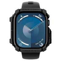 Spigen Rugged Armor - Obudowa do Apple Watch 10 42 mm (Matte Black)