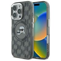 Karl Lagerfeld IML Monogram Karl & Choupette Head MagSafe - Etui iPhone 16 Pro (czarny) Karl Lagerfeld IML Monogram Karl & Choupette Head MagSafe - Etui iPhone 16 Pro (czarny)