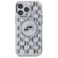 Karl Lagerfeld IML Monogram Karl & Choupette Head MagSafe - Etui iPhone 16 Pro Max (przezroczysty) Karl Lagerfeld IML Monogram Karl & Choupette Head MagSafe - Etui iPhone 16 Pro Max (przezroczysty)