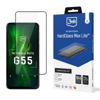 3mk HardGlass Max Lite - Szkło hartowane do Motorola Moto G55 5G (Czarny) 3mk HardGlass Max Lite - Szkło hartowane do Motorola Moto G55 5G (Czarny)