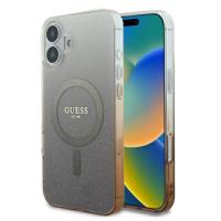 Guess IML Glitter Gradient MagSafe - Etui iPhone 16 Plus (brązowy) Guess IML Glitter Gradient MagSafe - Etui iPhone 16 Plus (brązowy)