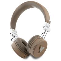 Guess Grained Classic Round Shape - Bezprzewodowe słuchawki nauszne Bluetooth ENC (brązowy) Guess Grained Classic Round Shape - Bezprzewodowe słuchawki nauszne Bluetooth ENC (brązowy)