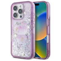 Hello Kitty Liquid Glitter 50TH Anniversary Party - Etui iPhone 16 Pro Max (fioletowy) Hello Kitty Liquid Glitter 50TH Anniversary Party - Etui iPhone 16 Pro Max (fioletowy)