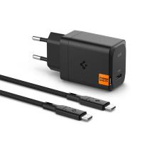 Spigen ArcStation Pro GaN-651 - Ładowarka sieciowa USB-C PD 3.0 PPS 65W + kabel USB-C (Czarny) Spigen ArcStation Pro GaN-651 - Ładowarka sieciowa USB-C PD 3.0 PPS 65W + kabel USB-C (Czarny)