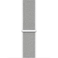 Crong Nylon - Pasek sportowy do Apple Watch 44/45/46/49 mm (Silver Grey)