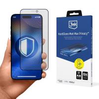 3mk HardGlass Matt Max Privacy - Matowe szkło hartowane z filtrem prywatyzującym do iPhone 16 / iPhone 15 3mk HardGlass Matt Max Privacy - Matowe szkło hartowane z filtrem prywatyzującym do iPhone 16 / iPhone 15