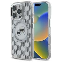 Karl Lagerfeld IML Monogram Karl & Choupette Head MagSafe - Etui iPhone 16 Pro (przezroczysty) Karl Lagerfeld IML Monogram Karl & Choupette Head MagSafe - Etui iPhone 16 Pro (przezroczysty)