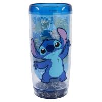 Disney Stitch - Nieprzewracalny kubek Dropsafe z podwójnymi ściankami z kolekcji Ohana 625 ml Disney Stitch - Nieprzewracalny kubek Dropsafe z podwójnymi ściankami z kolekcji Ohana 625 ml