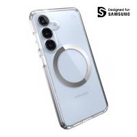 Speck Presidio Perfect-Clear Magnet - Etui Samsung Galaxy S25 / S24 MagSafe (Clear / Chrome Finish / Serene Silver) Speck Presidio Perfect-Clear Magnet - Etui Samsung Galaxy S25 / S24 MagSafe (Clear / Chrome Finish / Serene Silver)