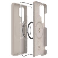 Spigen Silicone Fit Mag MagSafe - Etui do Samsung Galaxy S25 Ultra (Natural Titanium)