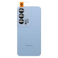 Spigen Optik Pro GLAS.TR EZ Fit Camera Protector 2-Pack - Szkło ochronne na obiektyw do Samsung Galaxy S25+ (2 szt) (Czarny)