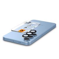 Spigen Optik Pro GLAS.TR EZ Fit Camera Protector 2-Pack - Szkło ochronne na obiektyw do Samsung Galaxy S25+ (2 szt) (Czarny)