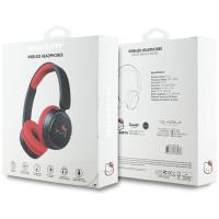 Hello Kitty Face Logo - Bezprzewodowe słuchawki nauszne Bluetooth V5.3 (czerwony)
